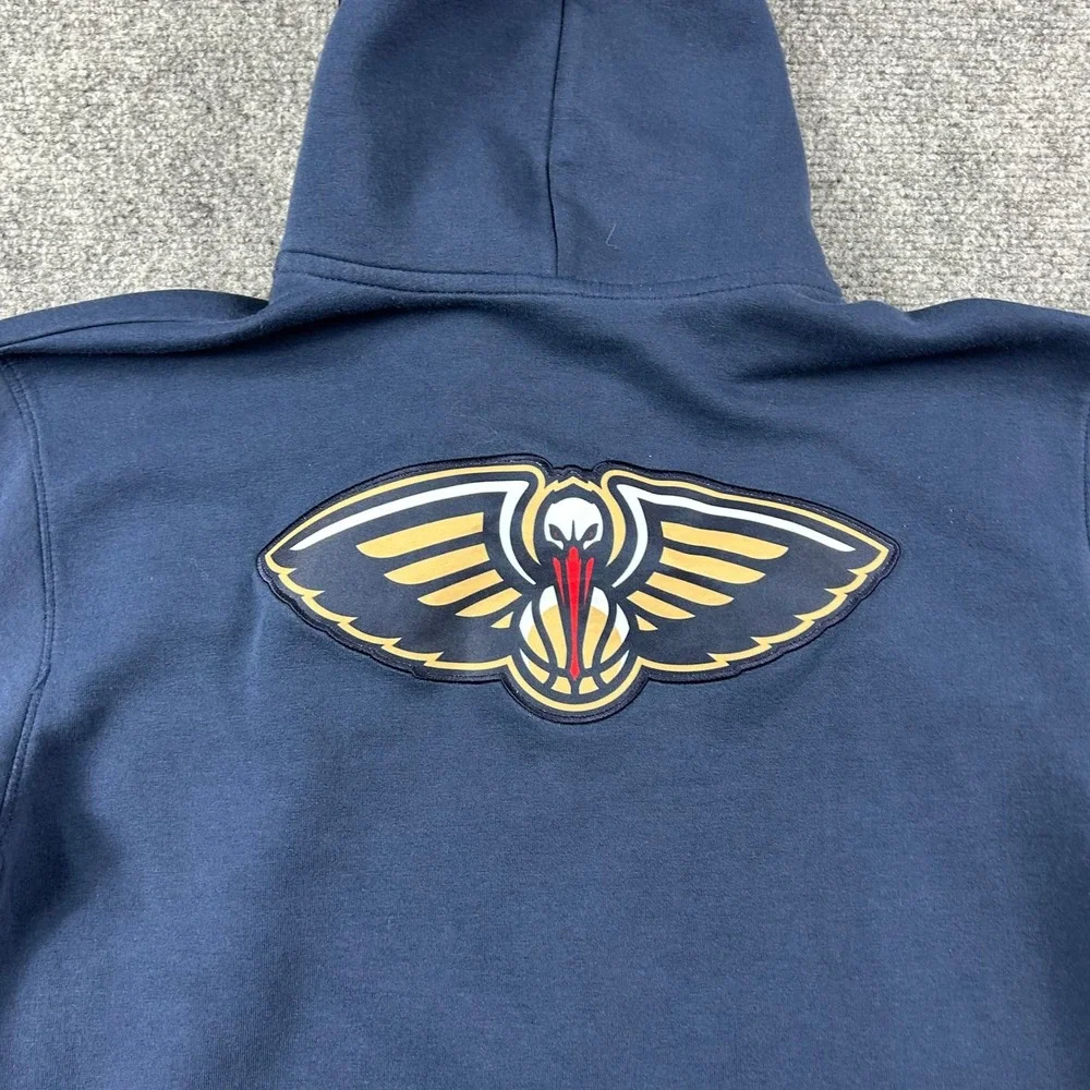 Nike Hoodie Boys L 14/16 Navy New Orleans Pelicans NBA Dri-FIT‎ Full Zip Jacket